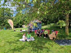 Gemütliches Picknick im Strecktal mit der Eltern-Kind-Gruppe