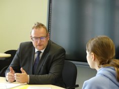 Oberbürgermeister Markus Zwick im Interview Oberbürgermeister Markus Zwick im Interview