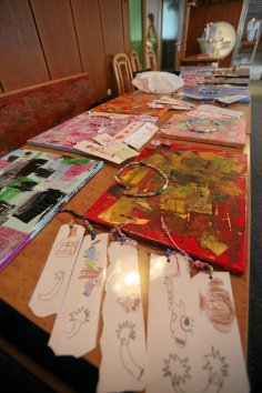 Kunstwerke bei den Kreativtagen im TVP Kunstwerke bei den Kreativtagen im TVP