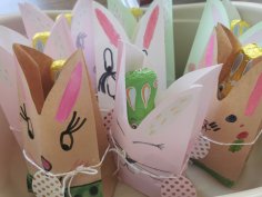 Bastelergebnis beim Kreativtag des TVP Bastelergebnis beim Kreativtag des TVP