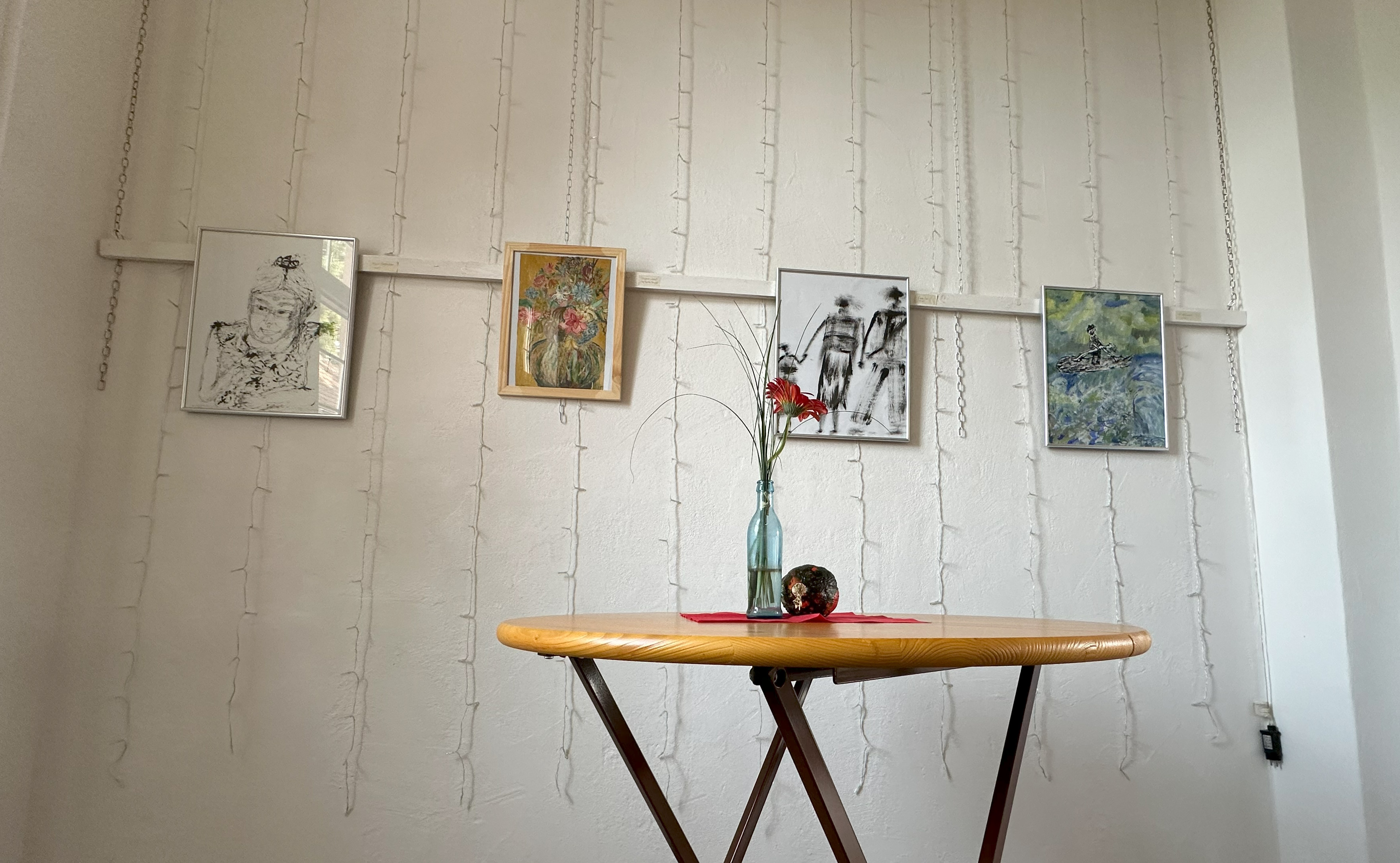 Kunstaustellung beim Schachenbrunch im CVJM-Haus