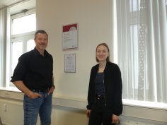 Mark Schlick (links) und ? Mark Schlick (links) und ?