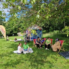 Gemütliches Picknick im Strecktal mit der Eltern-Kind-Gruppe