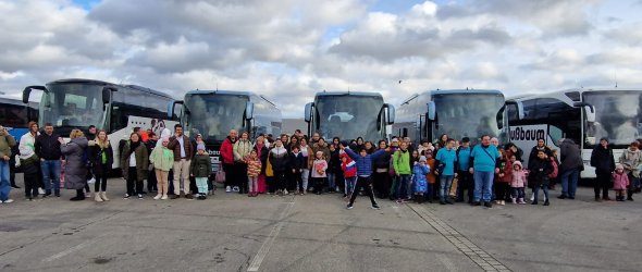 Busse und Besucher aus Pirmasens