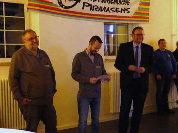 Michael Fuhrmann, Lukas Bath und Oberbürgermeister Markus Zwick (v.l.n.r.)