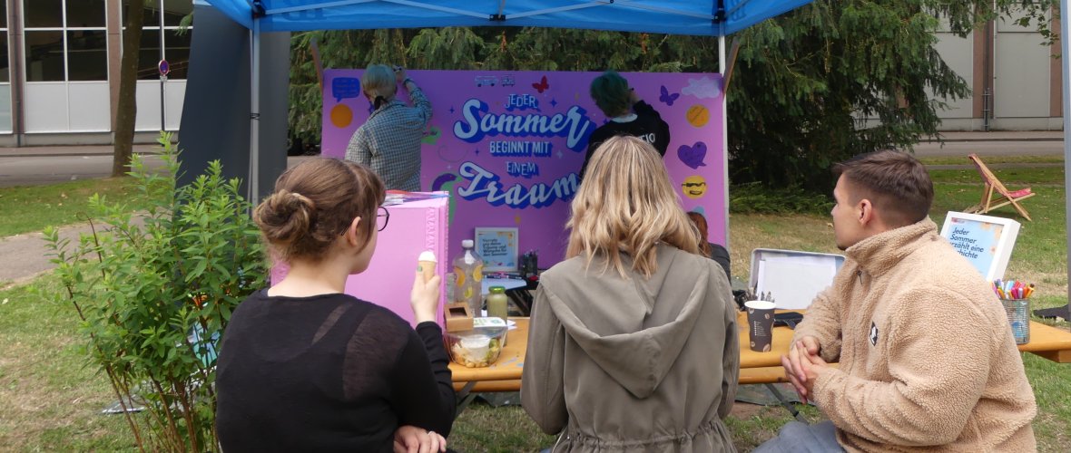 Stand der JugendKulturWerkstatt Stand der JugendKulturWerkstatt