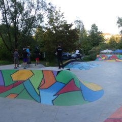 Blick auf den Skatepark beim Sk8 Date