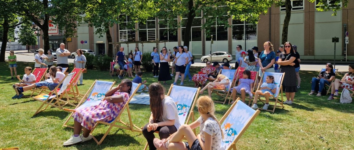 Beim School's out-Event am Wedebrunnen