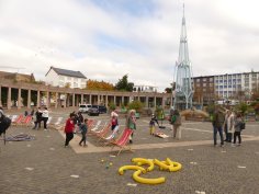 Spielen und Spaß auf dem Exe