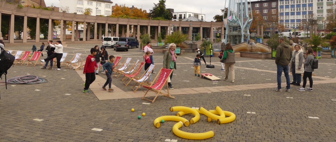 Spielen und Spaß auf dem Exe