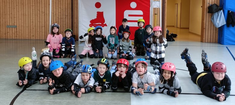 Schulklasse bei Skate@School