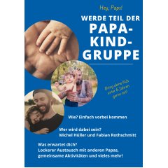 Plakat Papa Kind Gruppe